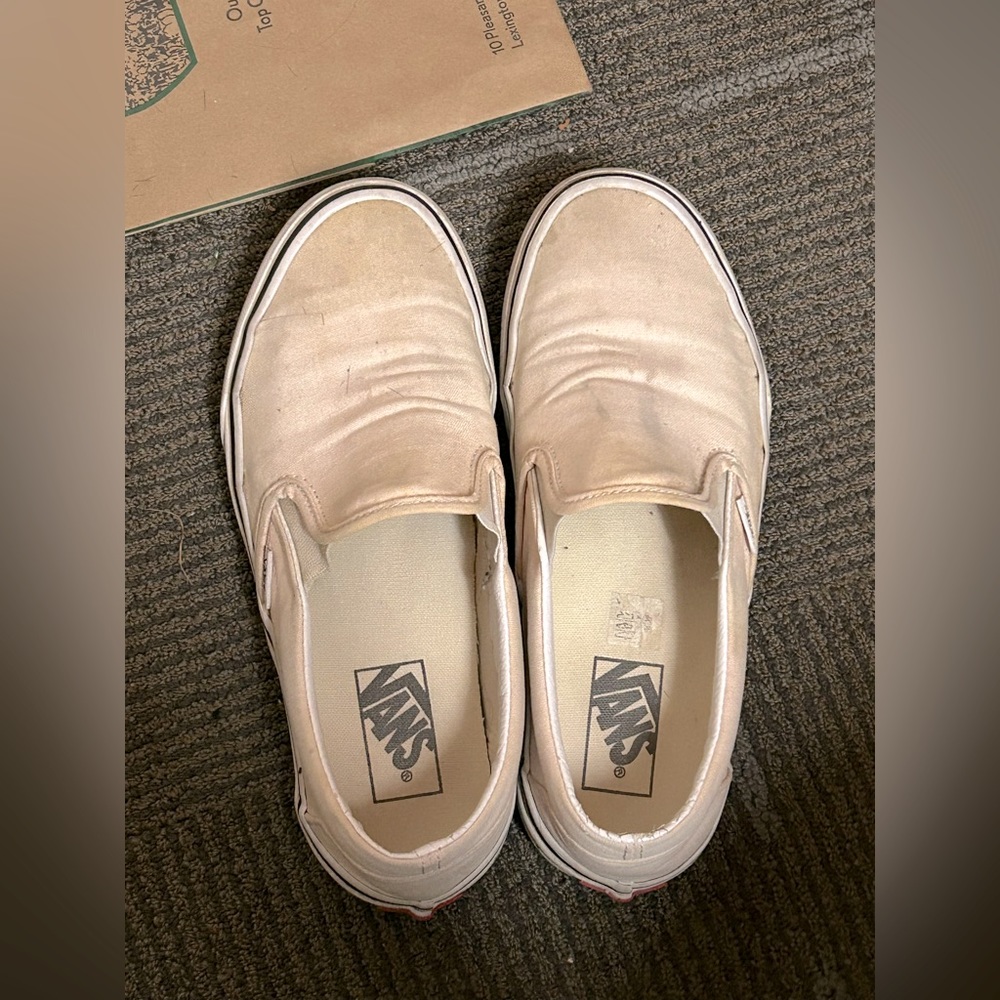 Pale pink vans women’s size 8.5